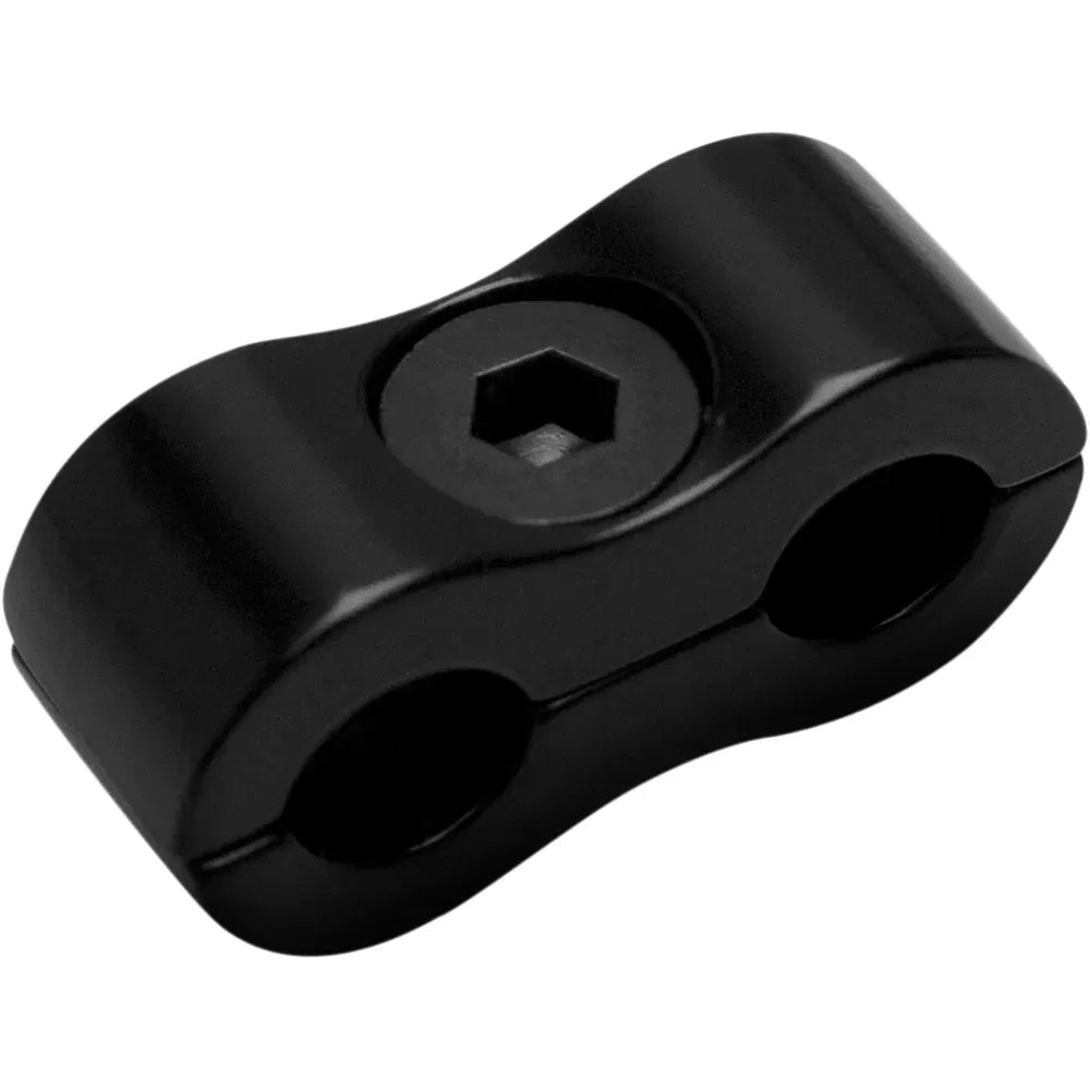 Cable Clamp - Dual - Black