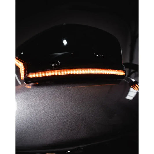 Embellecedor de parabrisas led con intermitentes