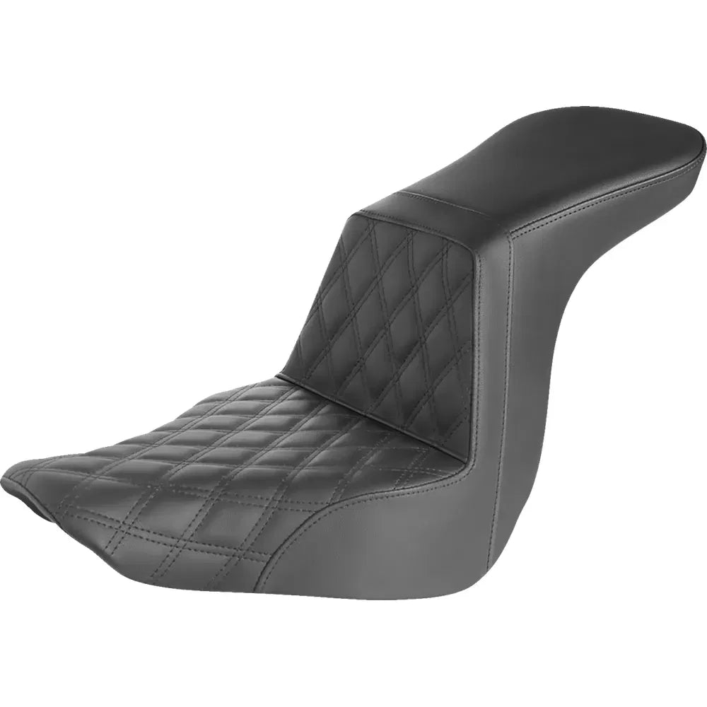 Asiento elevado: costura de celosía delantera - Asiento elevado: costura de celosía delantera - Negro