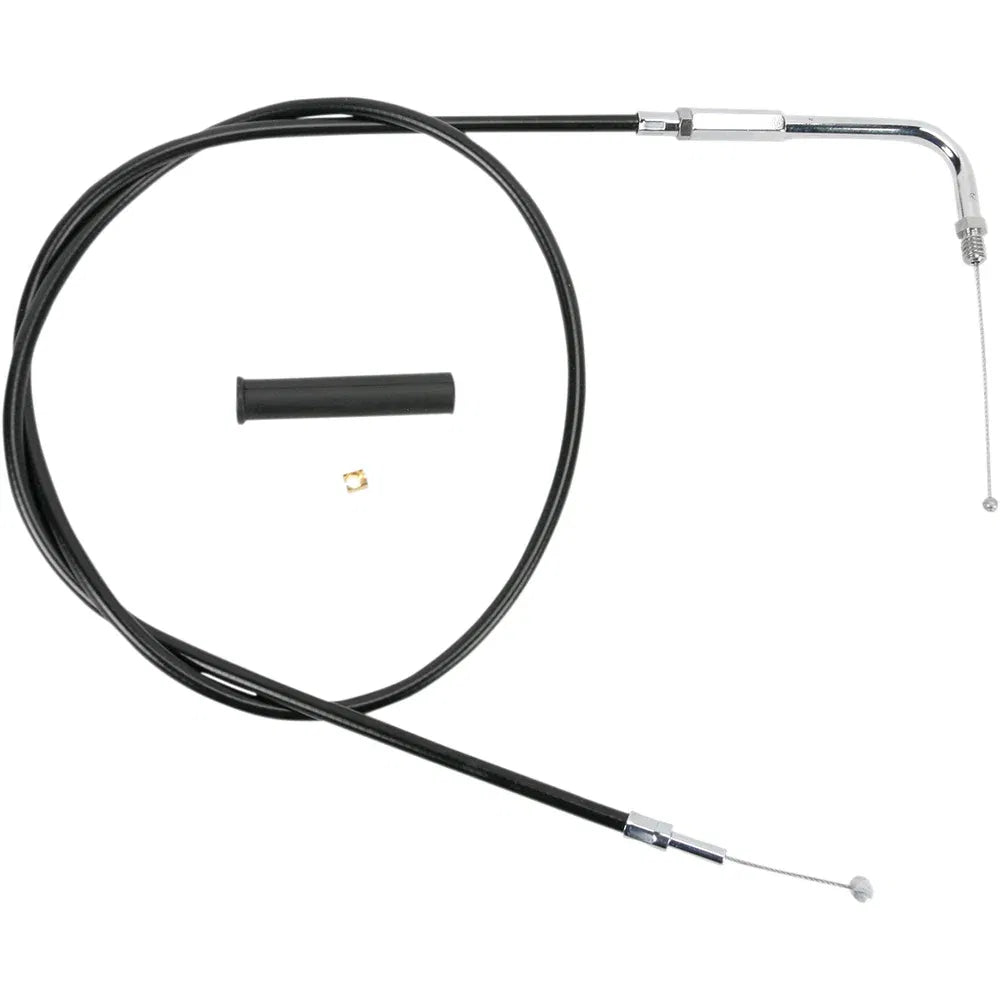 Cable de acelerador/ralentí de vinilo negro