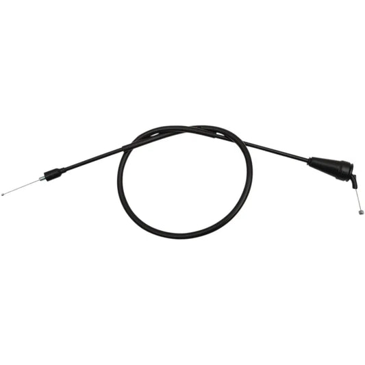 Cable del acelerador de vinilo negro.