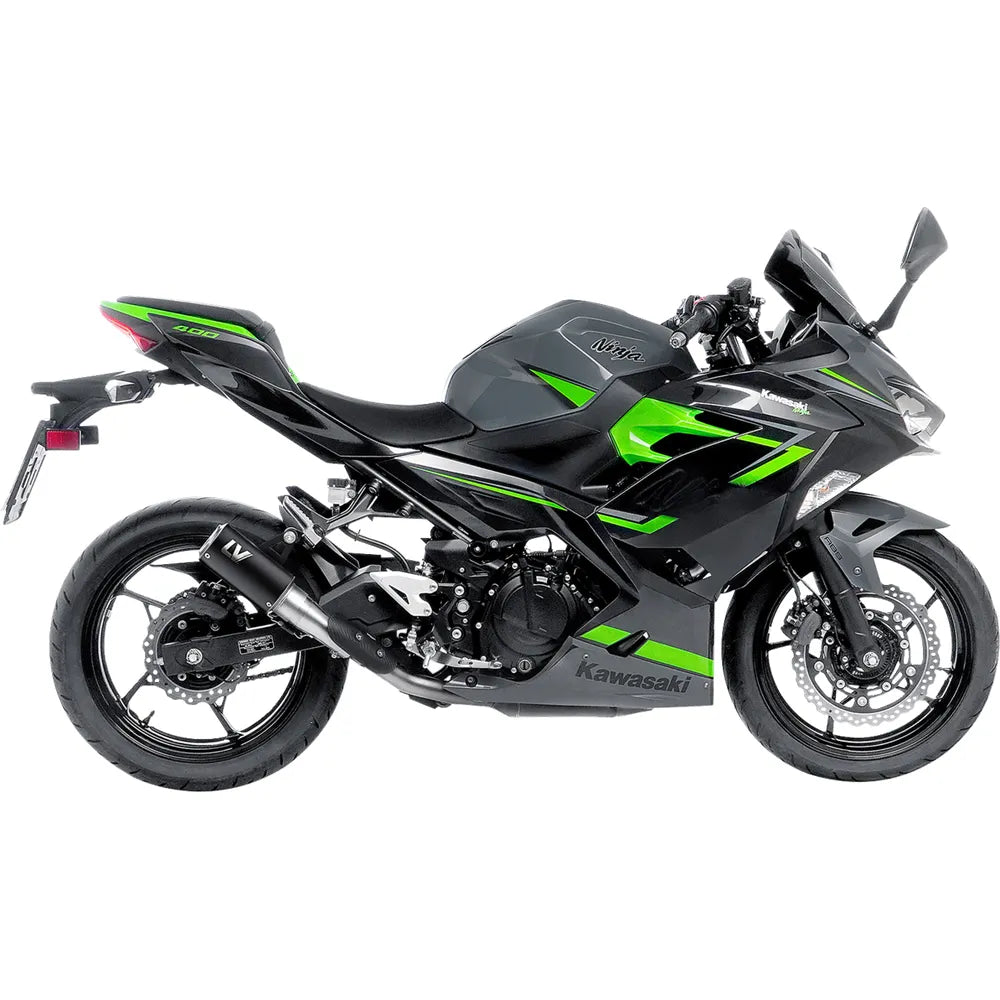 Silenciador Slip-On LV Corsa S Black Edition - Silenciador Slip-On LV Corsa S Black Edition - Kawasaki Ninja 400/500