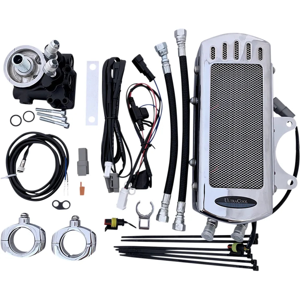 Oil Cooler - Chrome - Indian