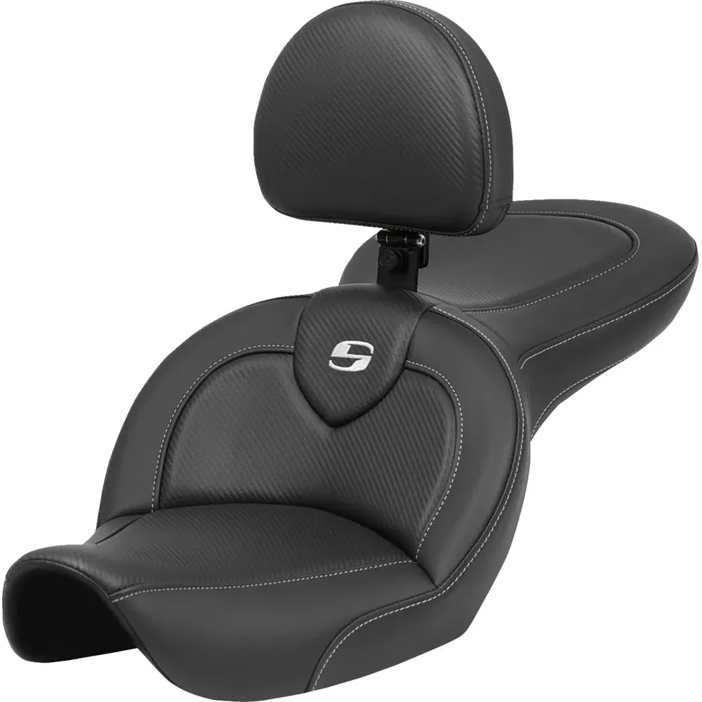 Asiento Roadsofa™ de alcance estándar - Asiento Roadsofa™ - con respaldo - Fibra de carbono - FXDWG '96-'03