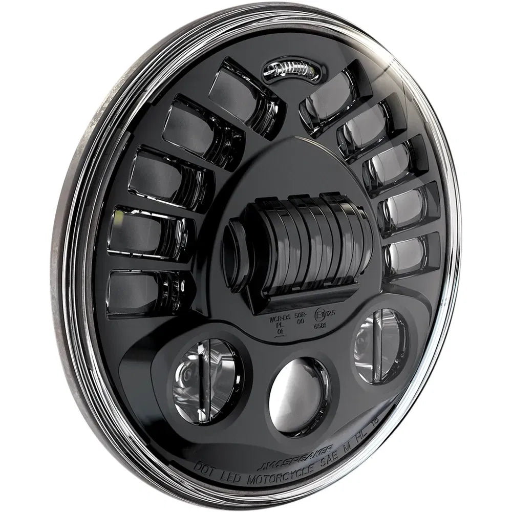 Adaptive 2 LED Headlight - 7" - Black