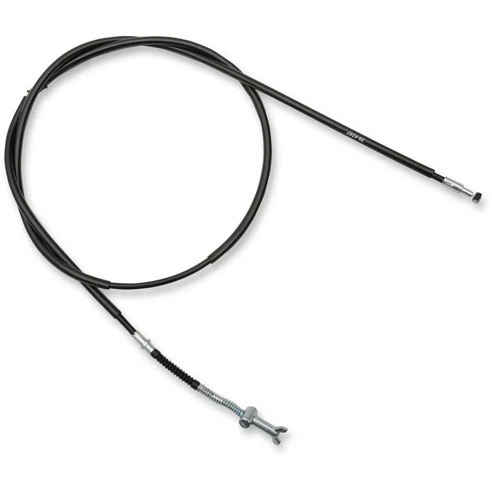 Cable de freno de vinilo negro.