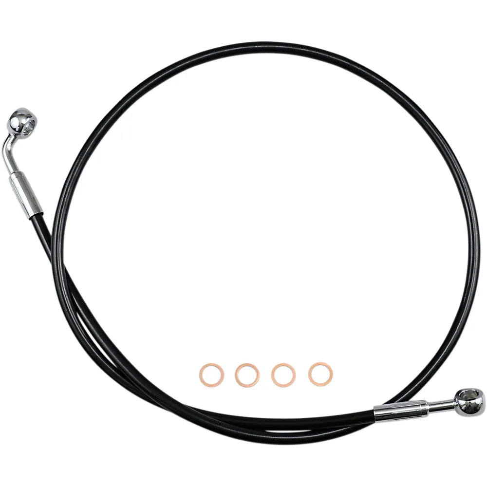Kit de línea de freno delantero XR de acero inoxidable Extreme Response - Línea de freno - XR - EZ Align - Negro