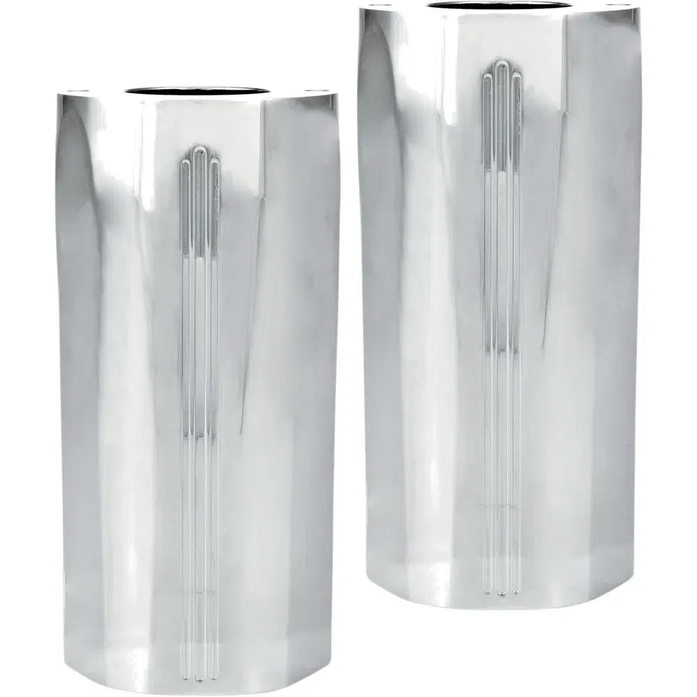 Fork Slider Covers - Tech - Chrome