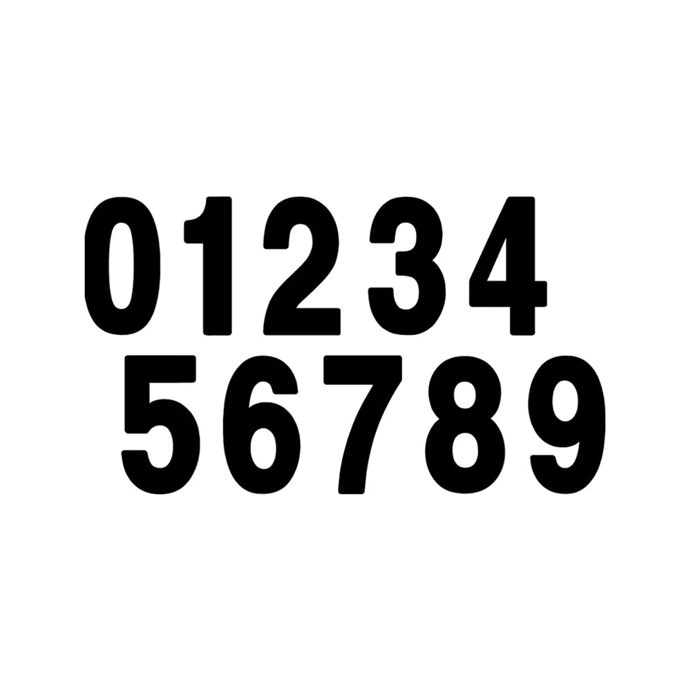 Mini Pro Number 8 - Black - 5"