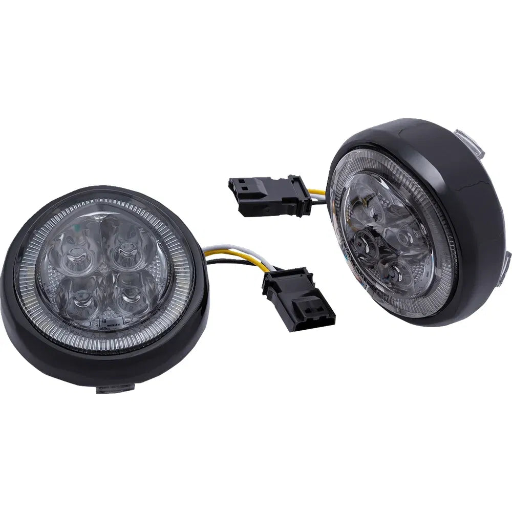 Insertos de luz de señal delantera led fang® con bisel
