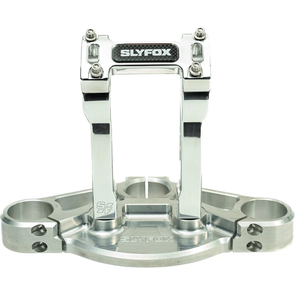 Kit SLYFOX Handlebar Riser Straight 1-1/8" Clamping 6" Rise