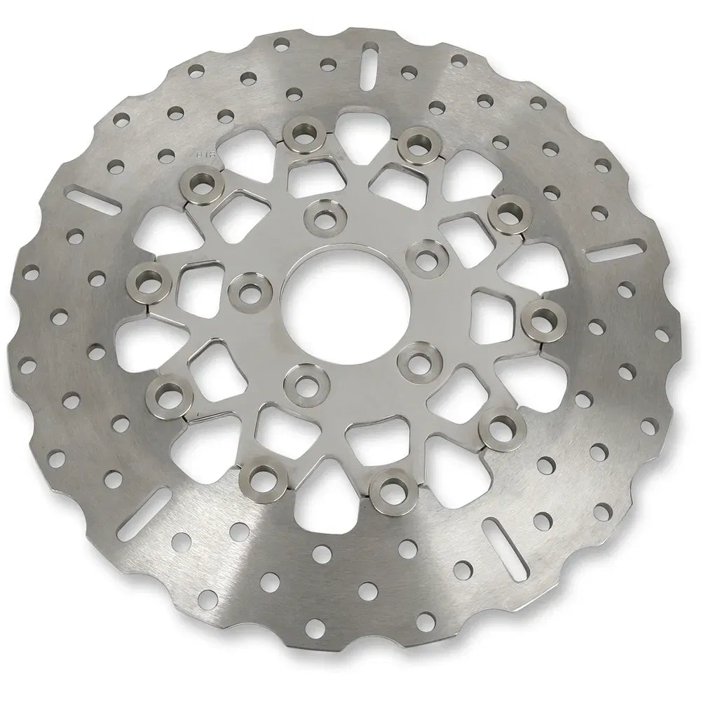 Rotor de freno trasero de acero inoxidable personalizado - Rotor de freno - Plata
