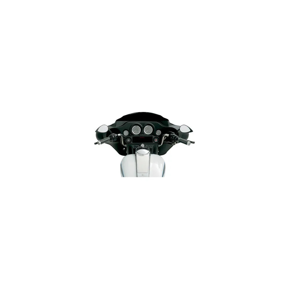 Mirror - Tear Drop - Black - Short Stem