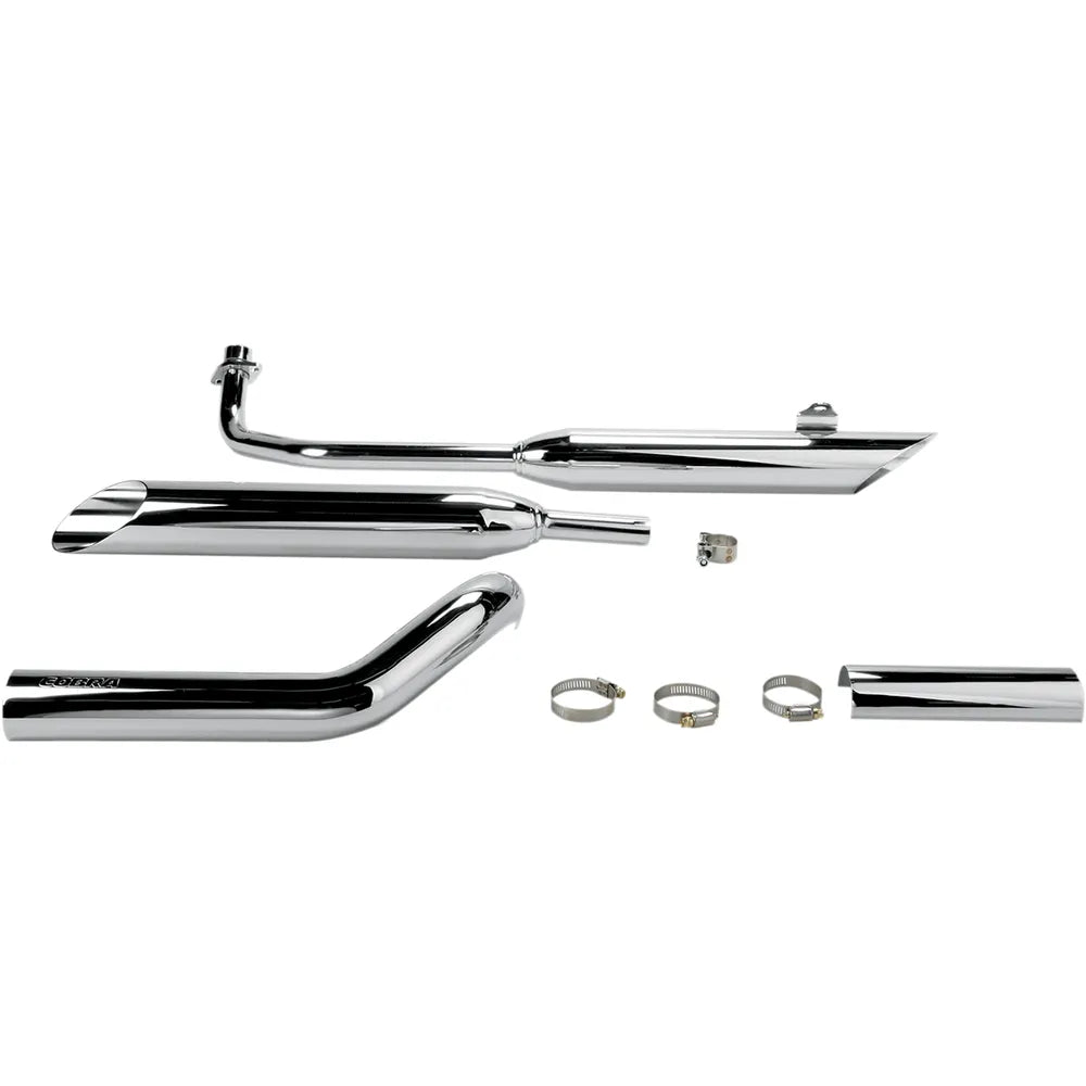 V-Star 650 Slashcut Mufflers