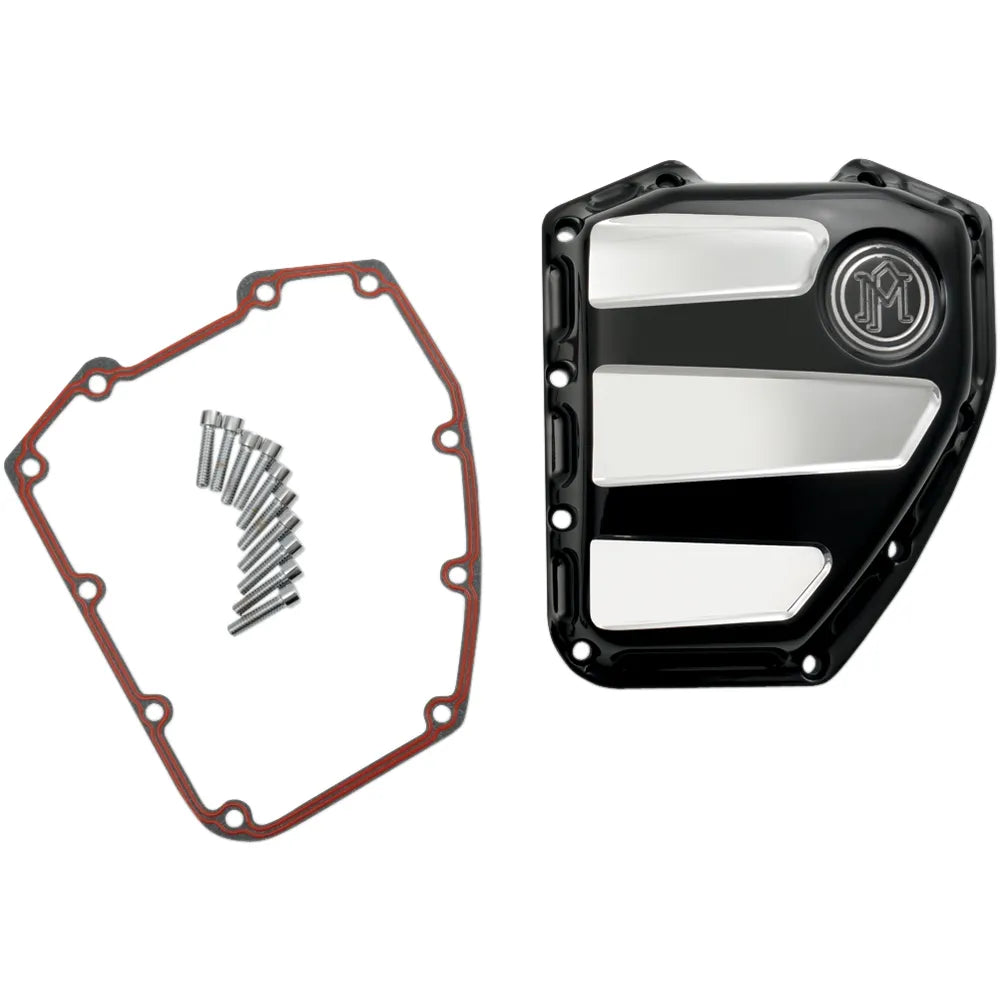 Cam Cover Scalloped Platinum Cut 01-17 Twin Cam