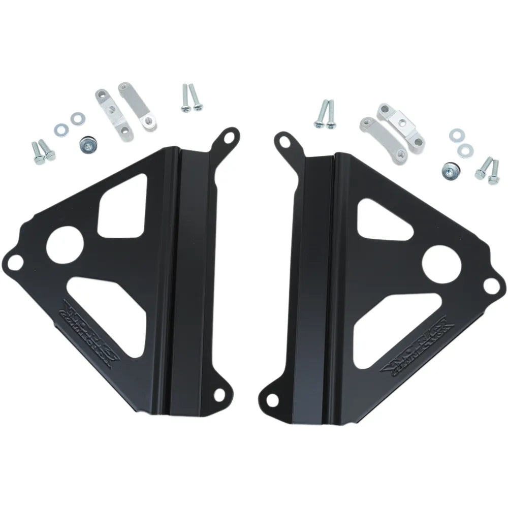 Radiator Brace - Black - Yamaha