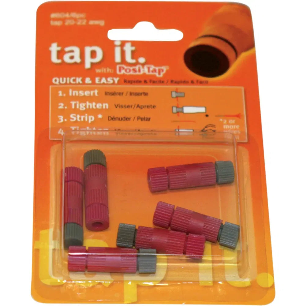 Posi-Lock Wire Connectors 20-22 Gauge - 6PK
