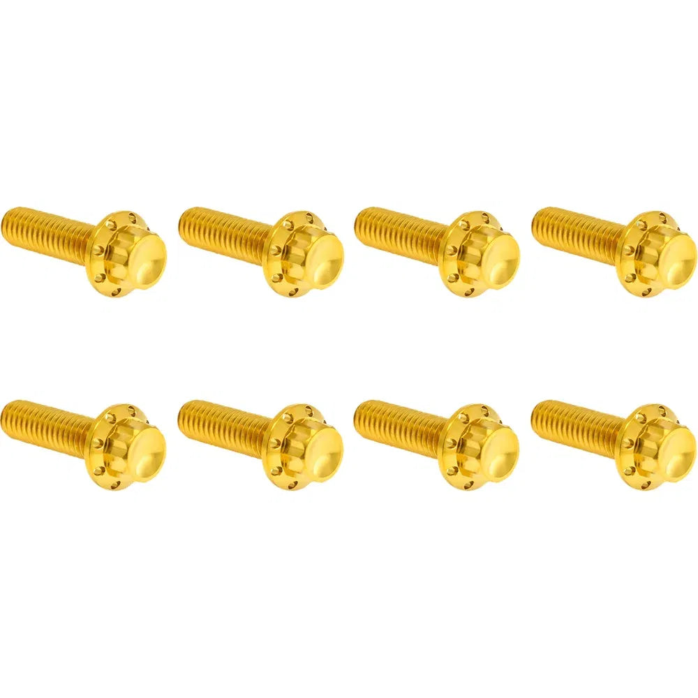 Kit de pernos de 12 puntos de titanio para trampilla de transmisión: para modelos m8