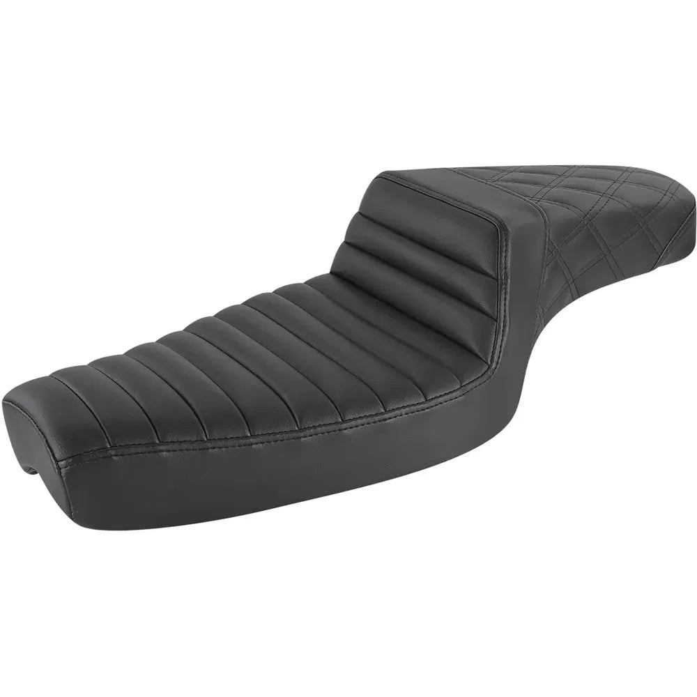 Step Up Seat - Tuck and Roll/Lattice Stitched - Black50684