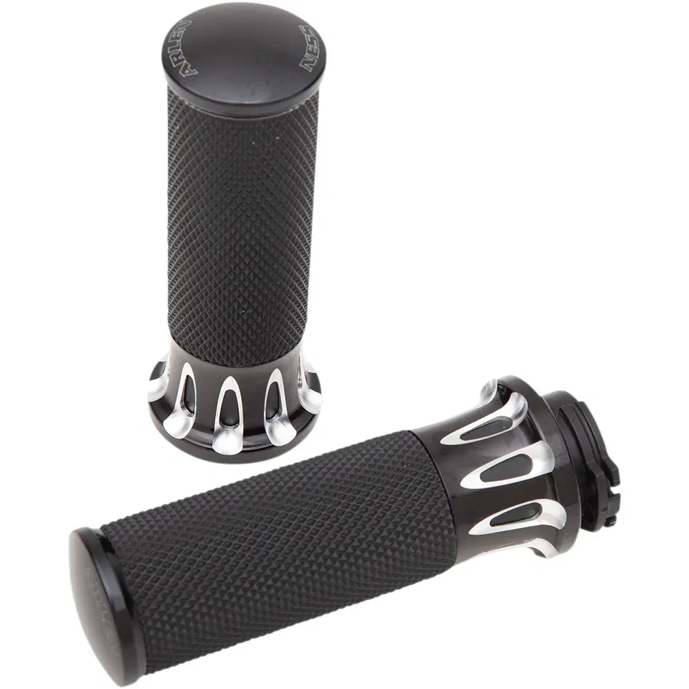 Puños Arlen Ness Deep Cut Negro