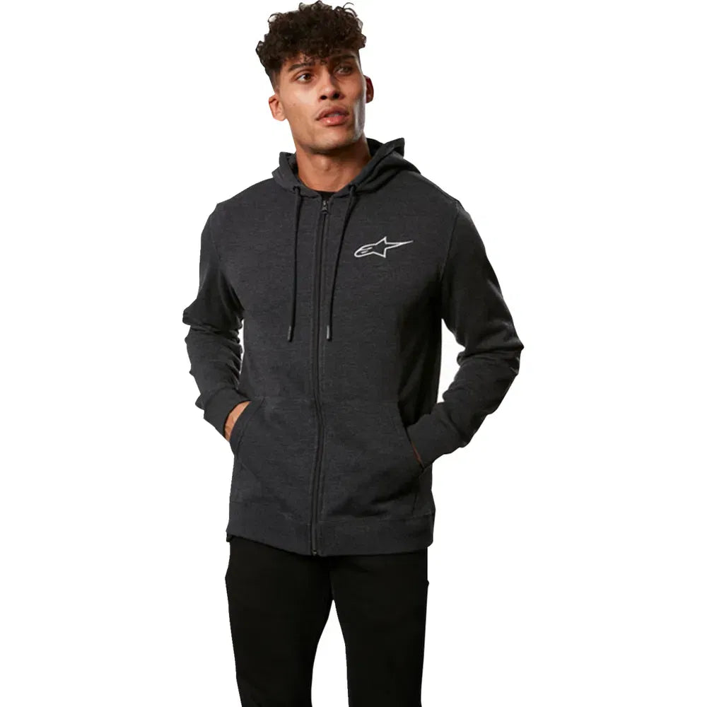 Sudadera con capucha y cremallera en el pecho Ageless