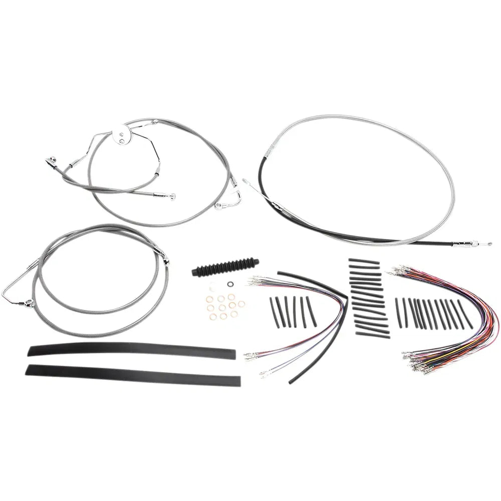 Kit de instalación de manillar XR - Kit de instalación de manillar XR - Colgadores Ape de 15"-17" - FLH '08-'13 - Acero inoxidable