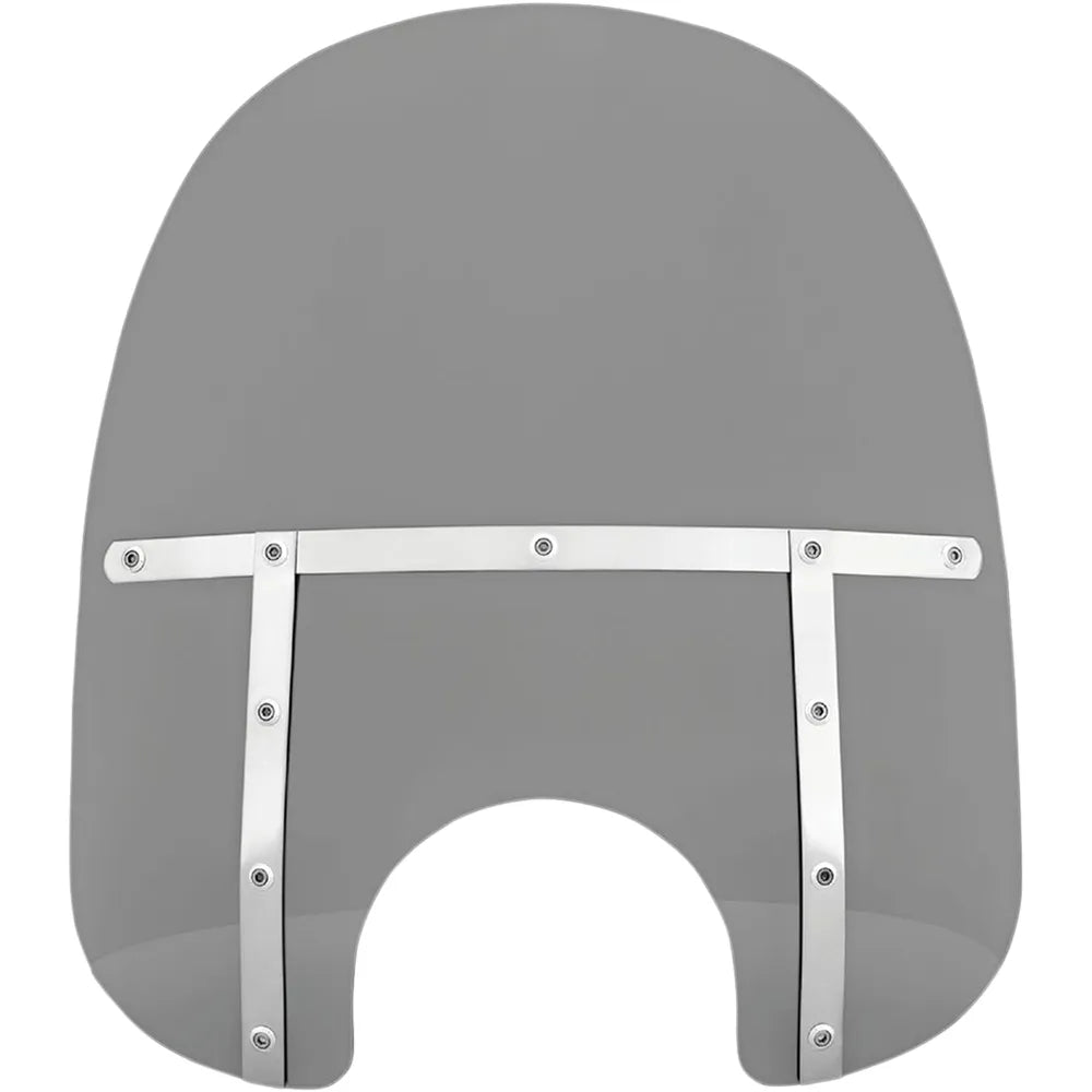 Fats Windshield - 19" - 7" Headlight - Black Smoke