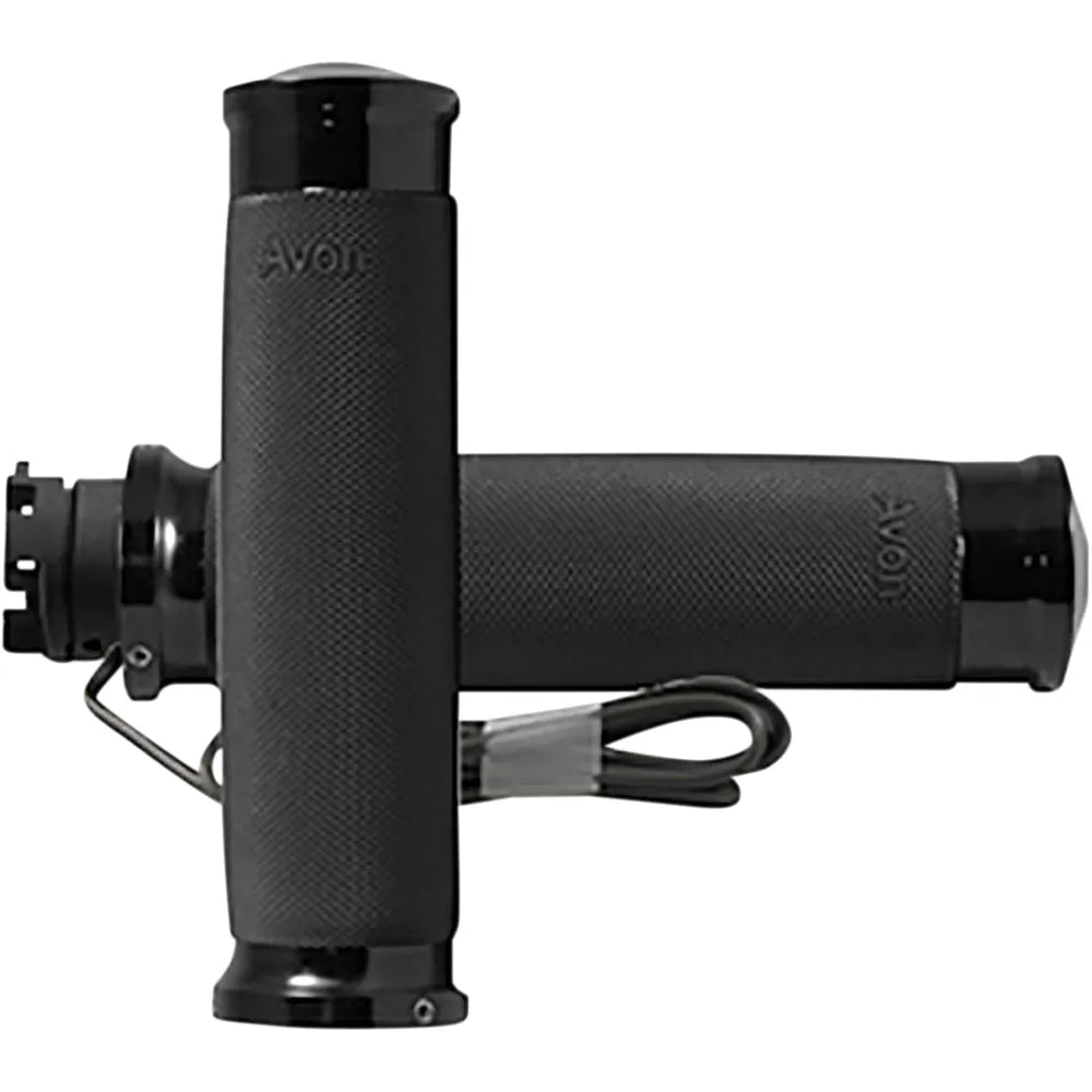 Grips - Heated - Custom Contour - Indian - Black