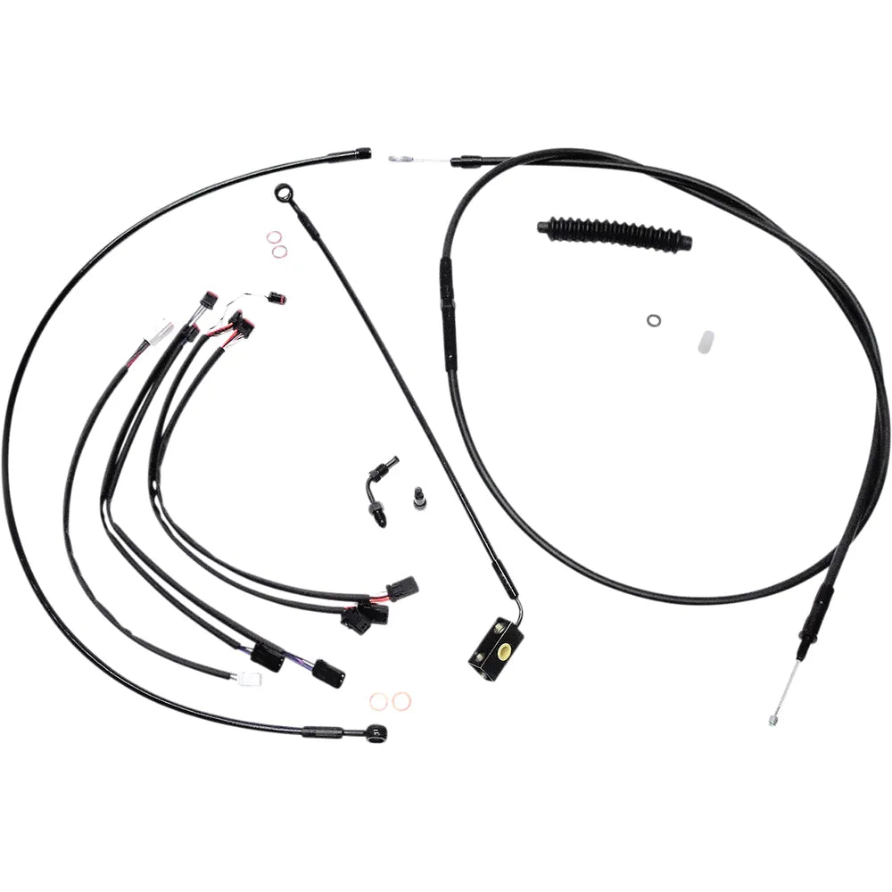 Kit de instalación de manillar XR - Kit de instalación de manillar XR - Colgadores Ape de 12"-14" - Softail '18-'24 - Negro