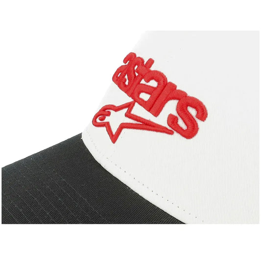 Gorra Alpinestars Pedigree -Blanco/Negro/Rojo