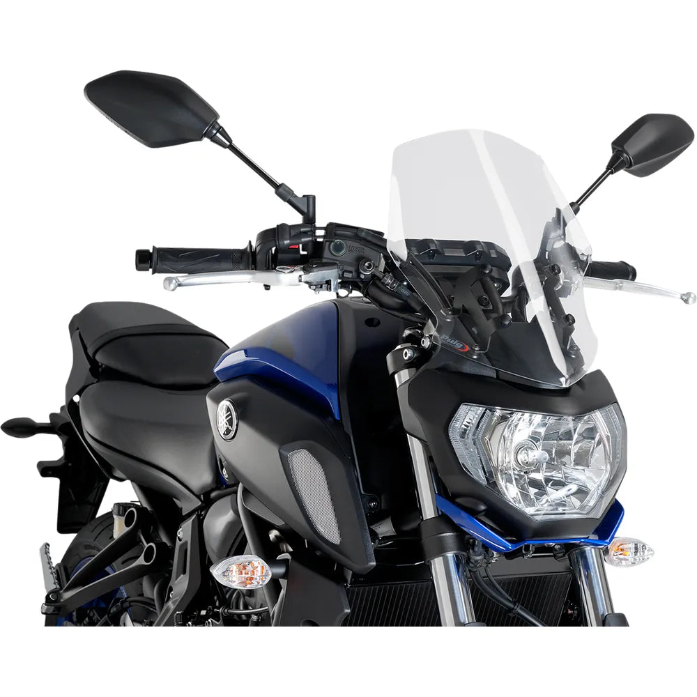 Parabrisas Z-Racing - Parabrisas de carrera - 14-1/4" - Transparente - Tour - Yamaha