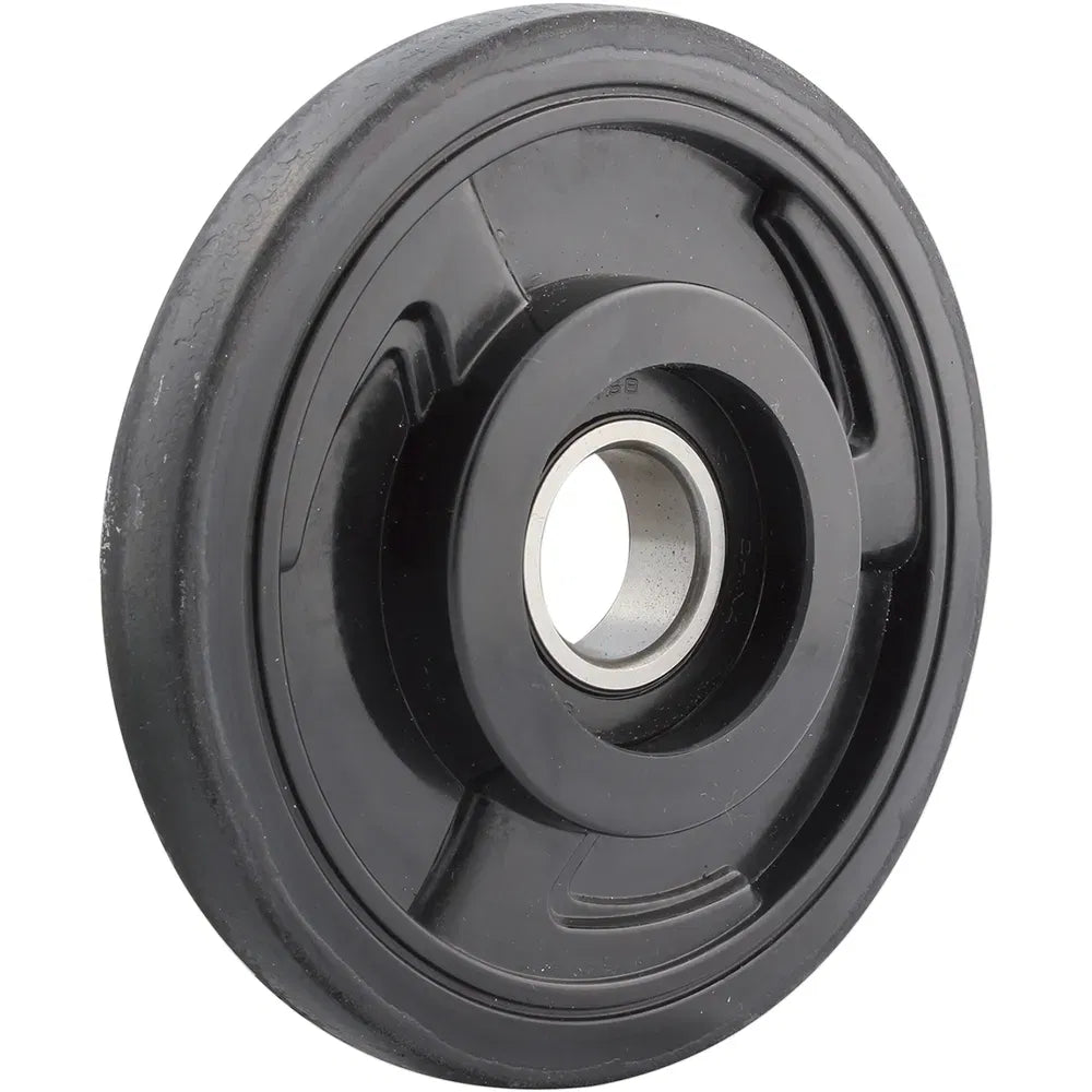 Idler Wheel with Bearing 6205-2RS - Black - Group 14 - 130 mm OD x 1" ID