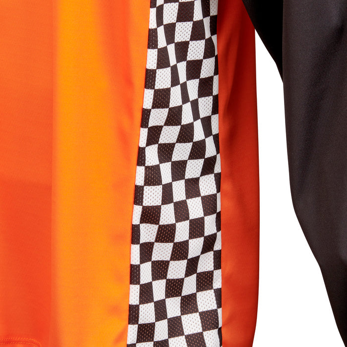 Playera manga larga Biltwell Good Times - naranja/negro/blanco