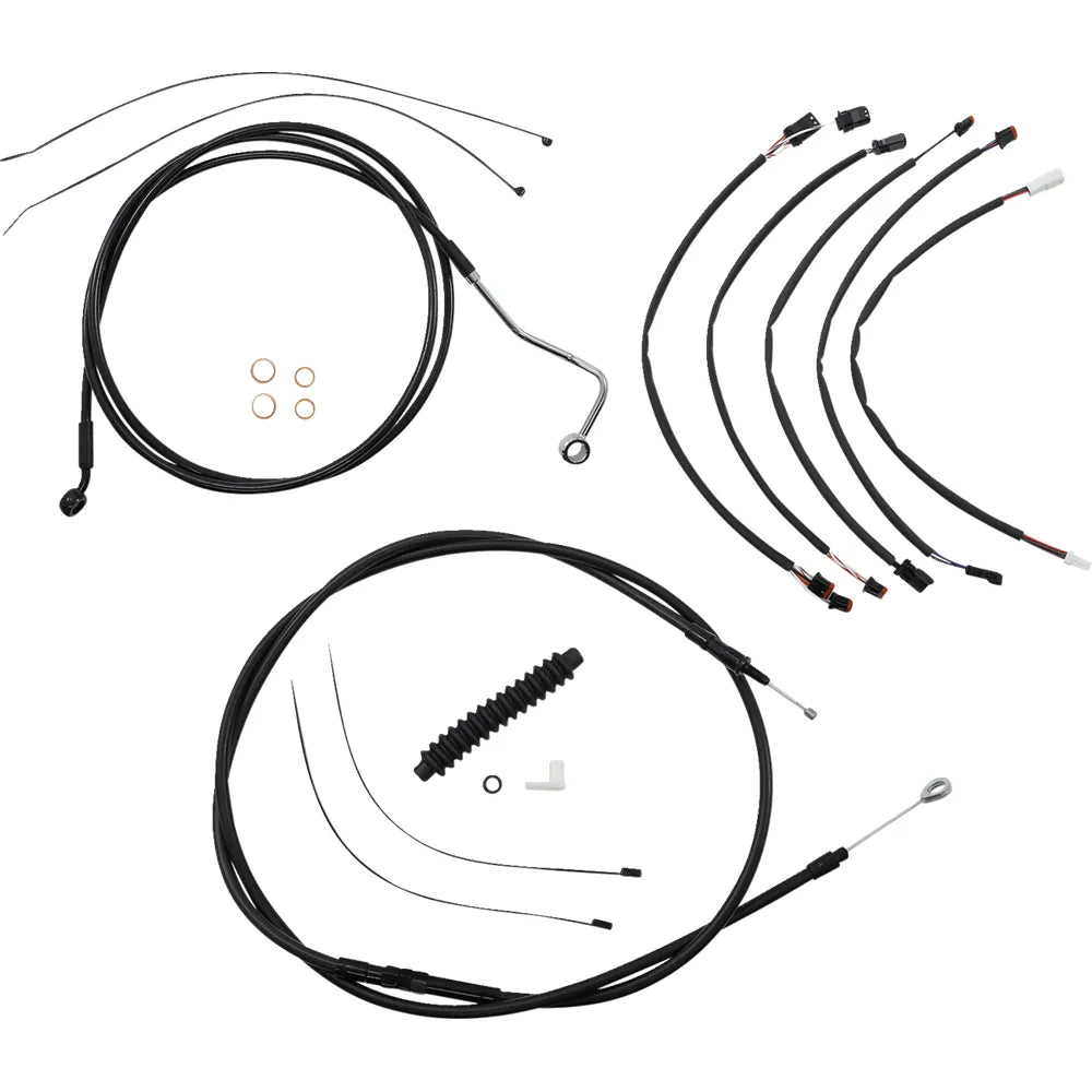Kit de instalación de manillar XR - Kit de instalación de manillar XR - Colgadores Ape de 15"-17" - FLHRXS '21-'24 - Negro