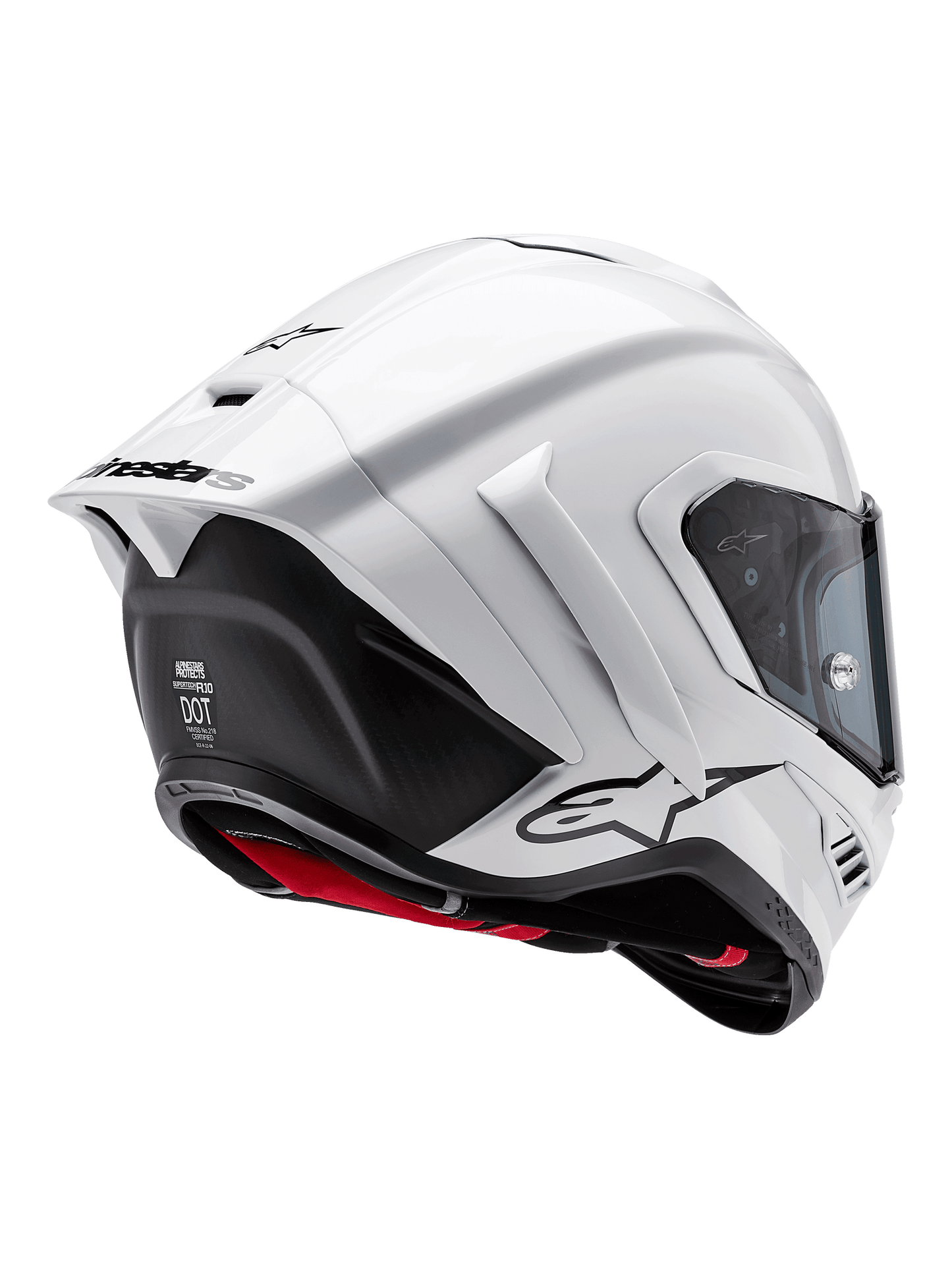 Casco Supertech R10 Sólido - Blanco Brillante