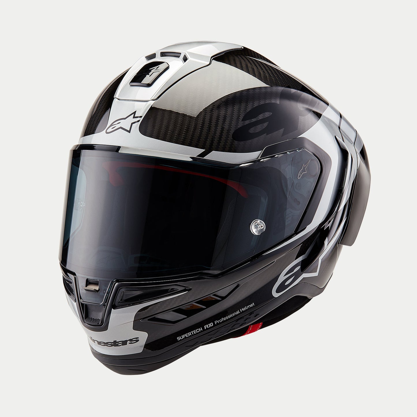 Casco Supertech R10 - Team - Element Carbono/Plata/Negro