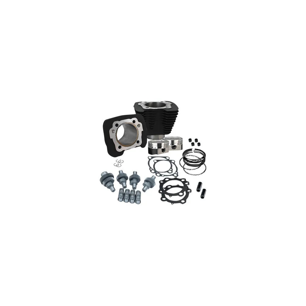 Conversión de motor S&S Cycle Hooligan - 883 cc to 1200 cc - Negro Mate