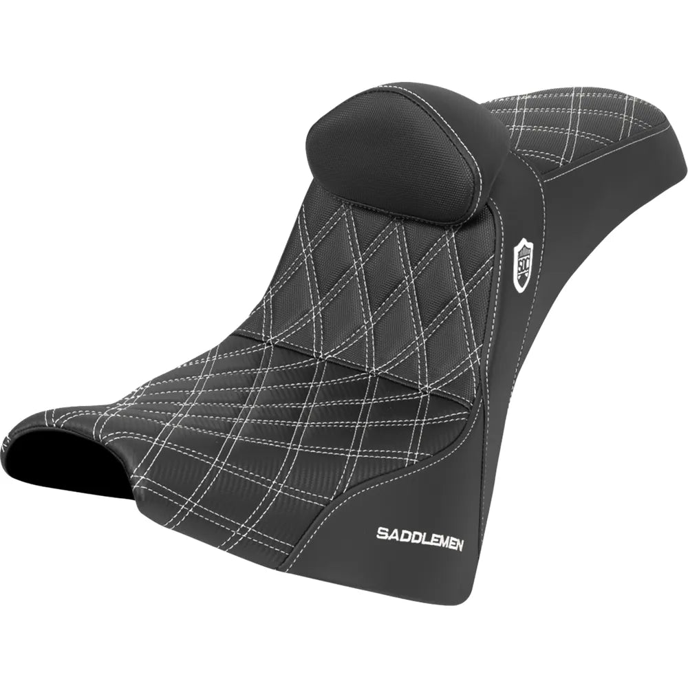Asiento Pro Series SDC Performance Grip - Asiento Pro Series SDC Performance - con respaldo - Costura blanca - Agarre - FXBB/FXST '18 -'25