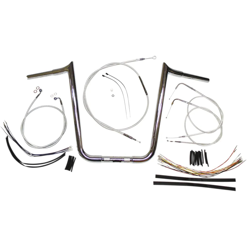 Kit de instalación de manillar de diseñador Sterling Chromite II® - Kit de instalación de manillar de diseñador Sterling Chromite II® - 12"-14" - '00-'06 FLST