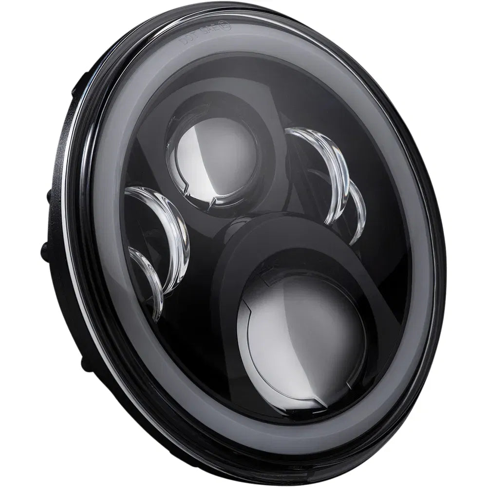 7" Headlamp - with Mounting Ring - Black