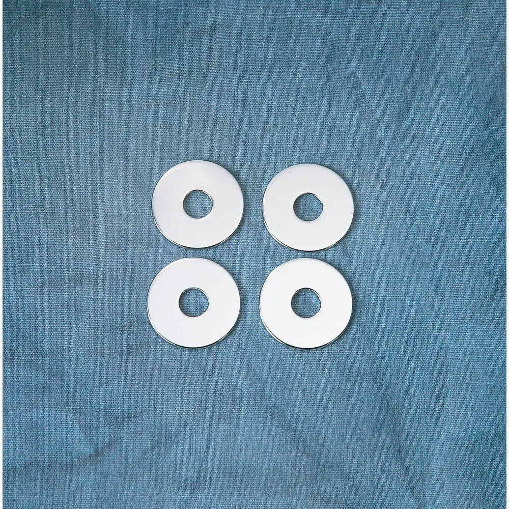 Rondanas 1/4" x 7/8" cromo