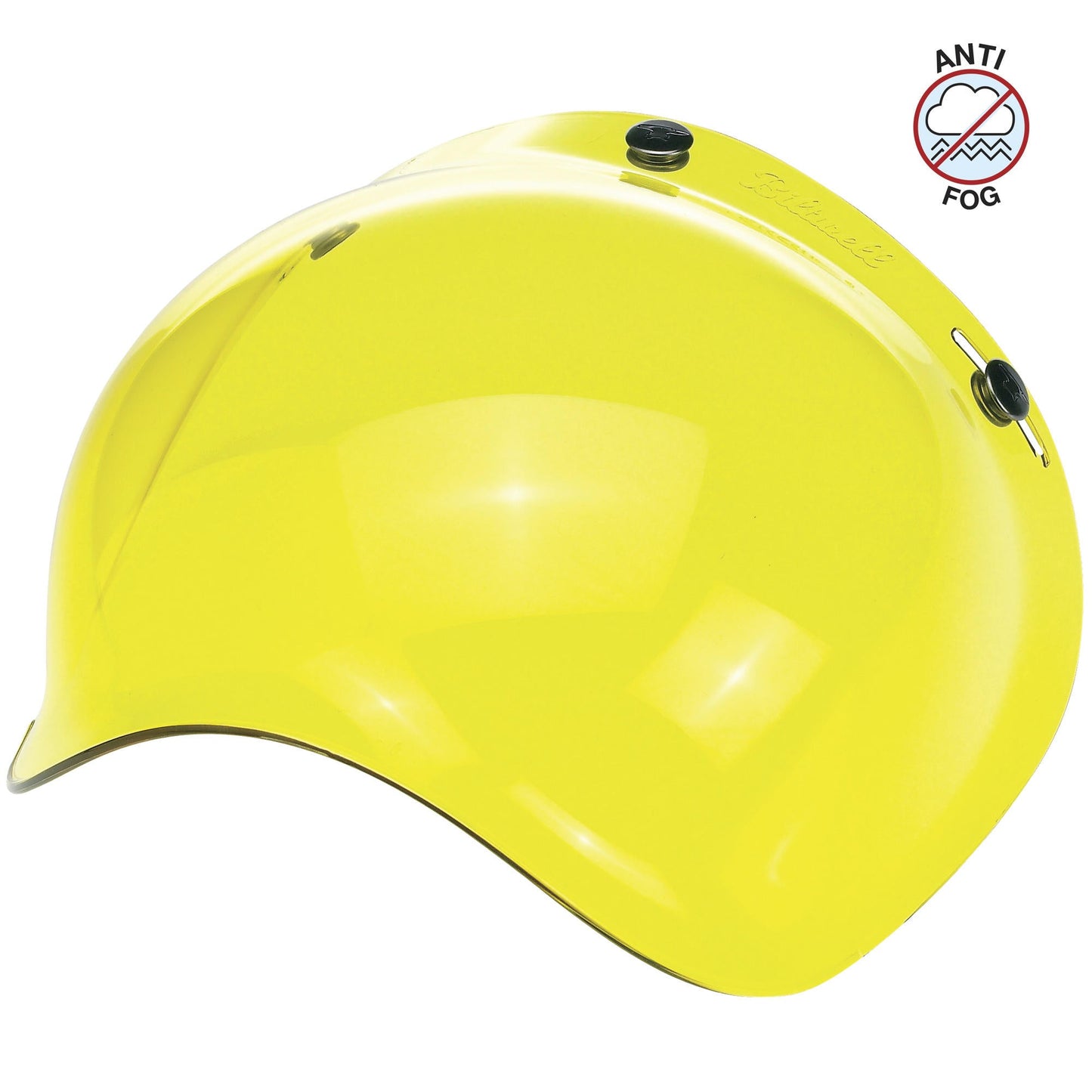 Burbuja de 3 broches para casco Biltwell - amarillo