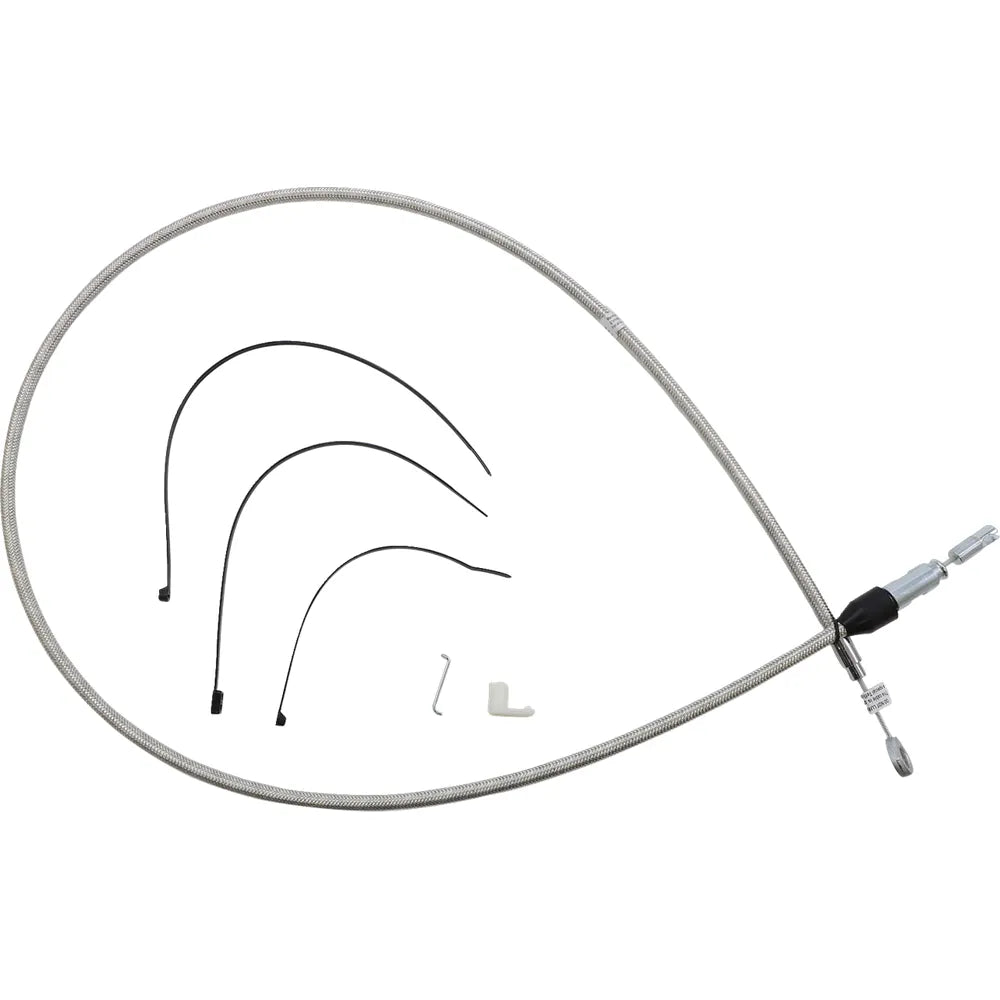 Cable de embrague superior de conexión rápida de acero inoxidable pulido - Cable de embrague superior de conexión rápida de acero inoxidable pulido - 56"