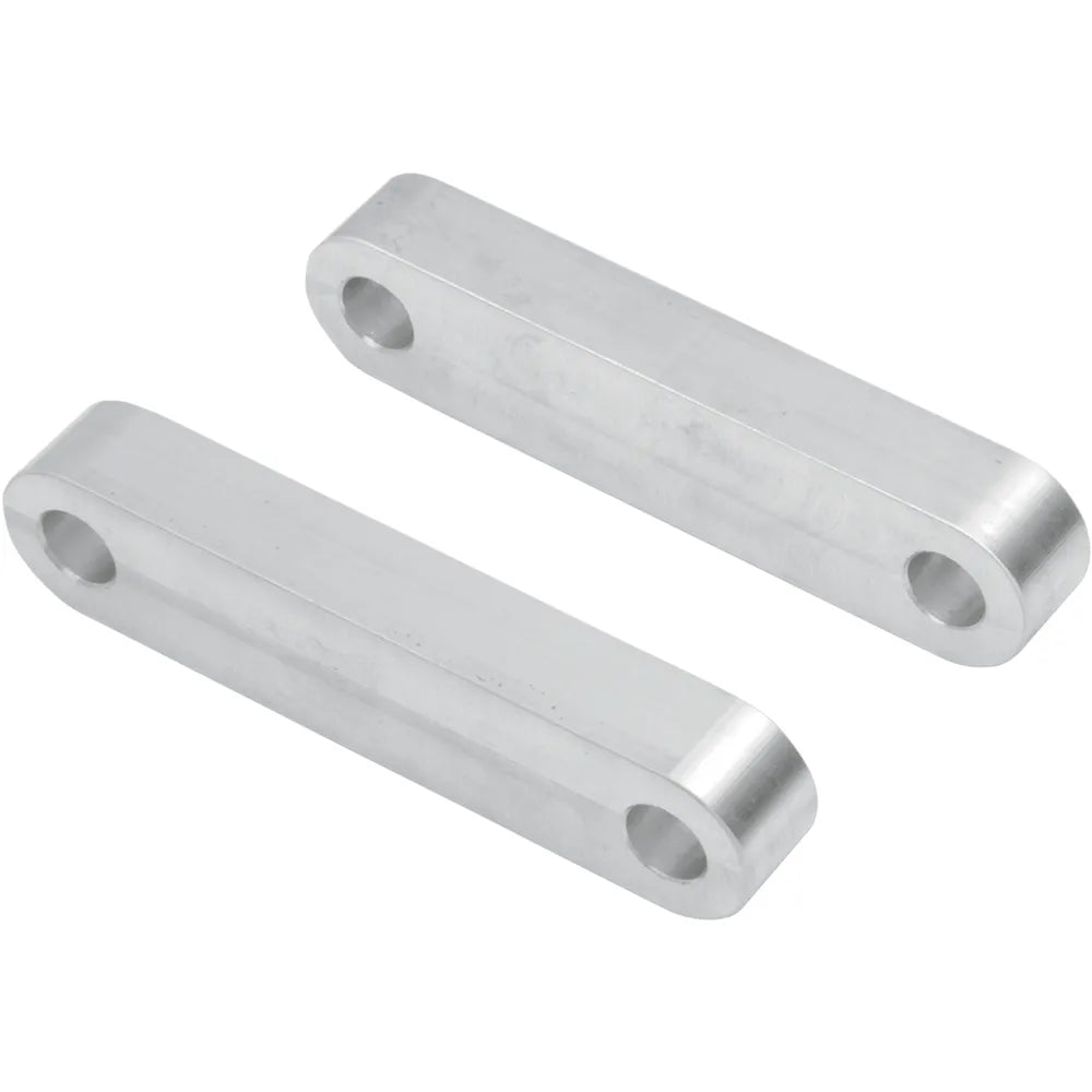 Hugger Front Fender Mounting Blocks - For 21" Wheels - Satin