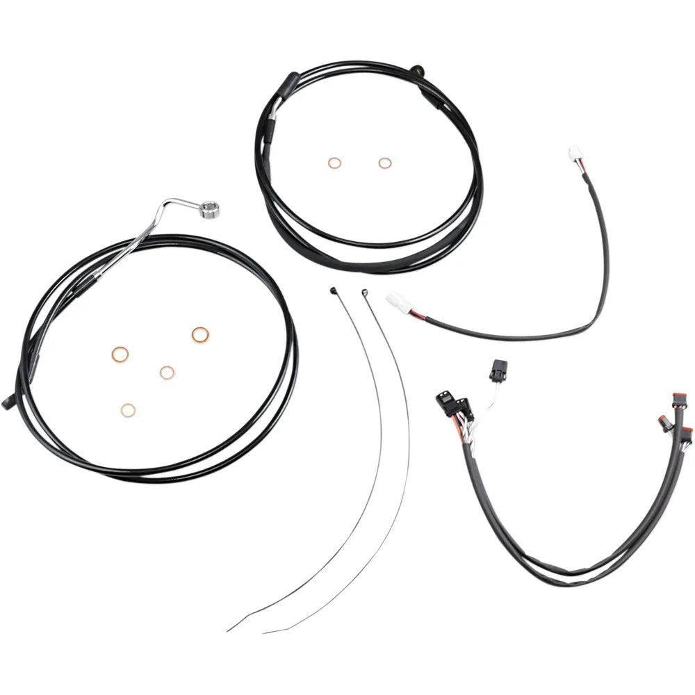 Kit de instalación de manillar XR - Kit de instalación de manillar XR - Colgadores Ape de 12"-14" - FLTR '17-'20 - Negro