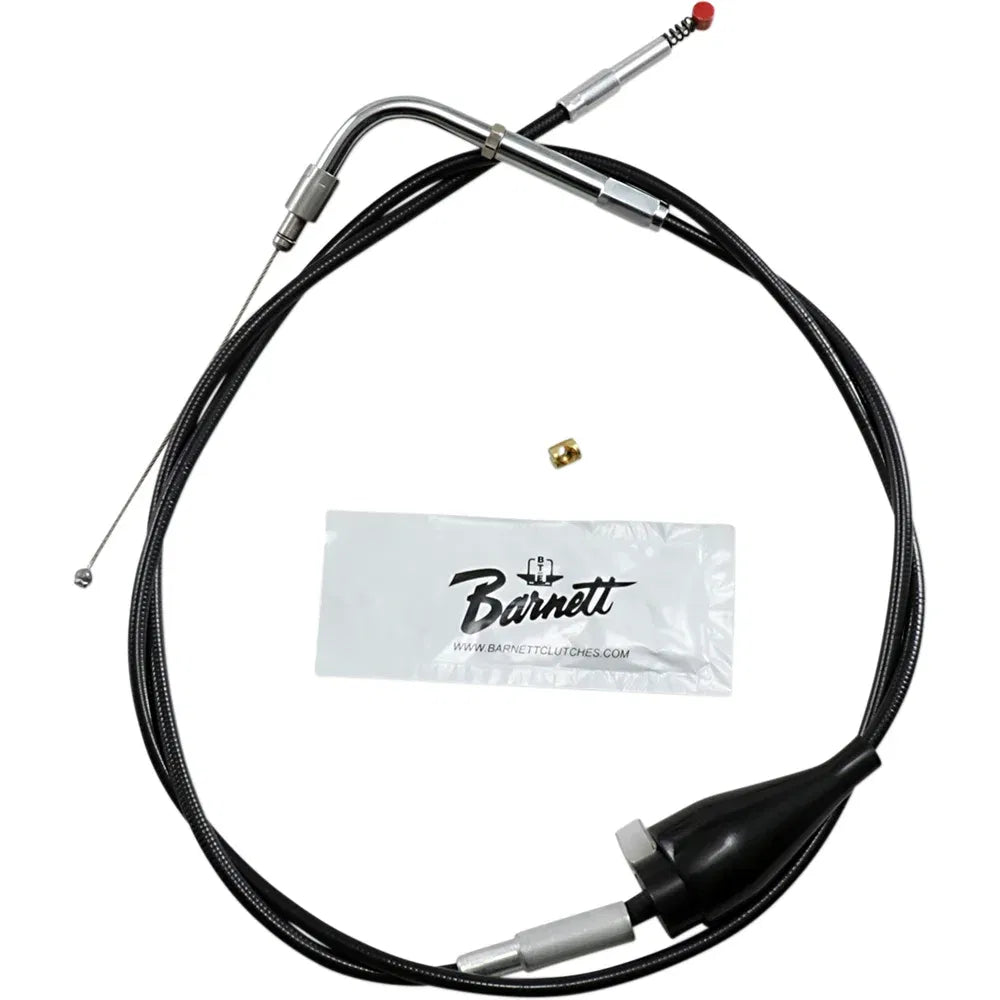 Cable de acelerador/ralentí de vinilo negro