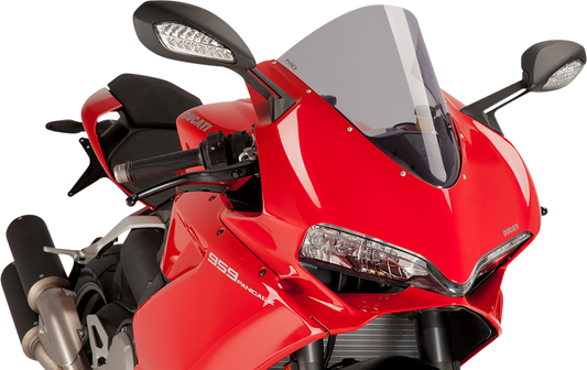 Parabrisas Z-Racing - Parabrisas de carrera - 14-1/2" - Ahumado - Panigale