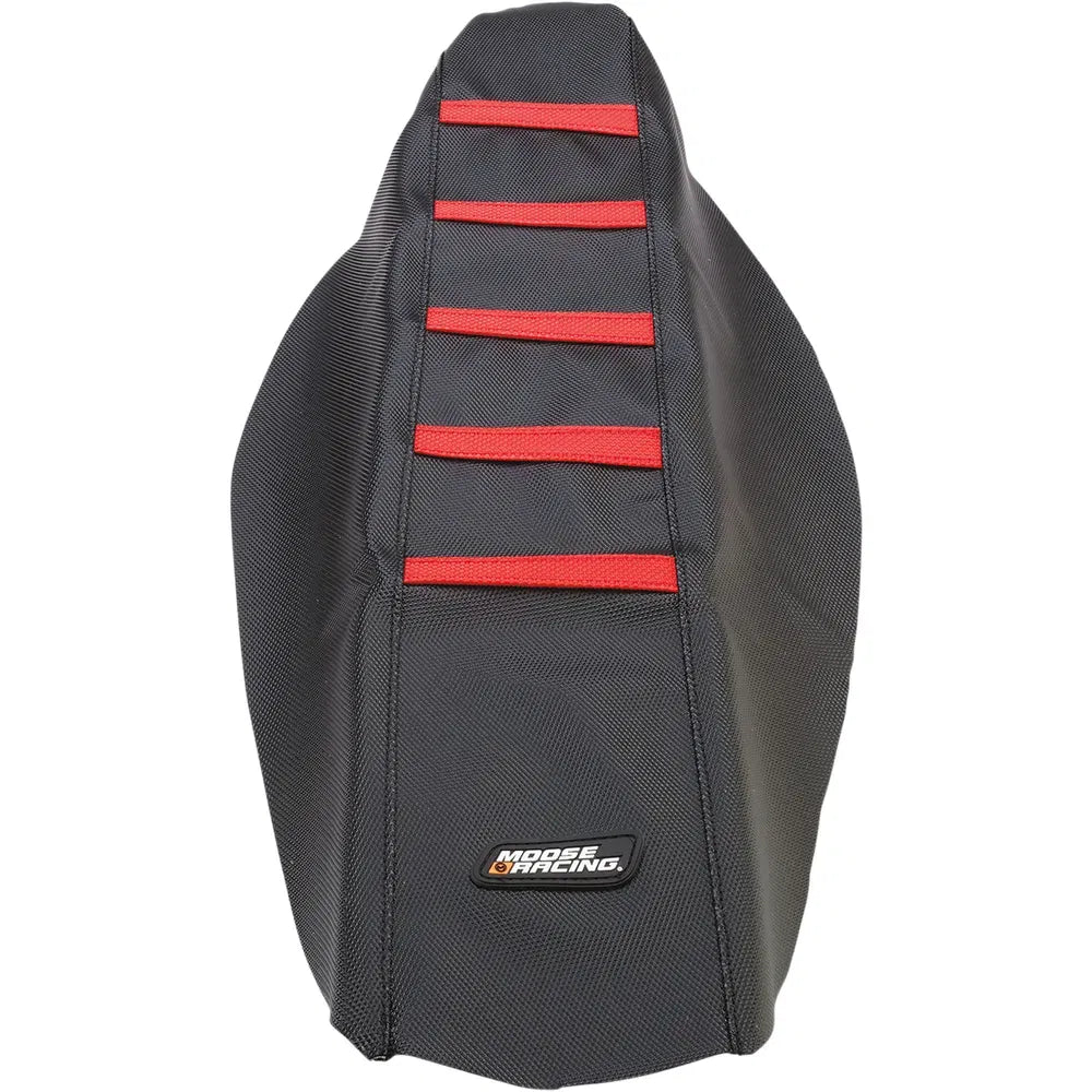 Ribbed Seat Cover - Red - Honda