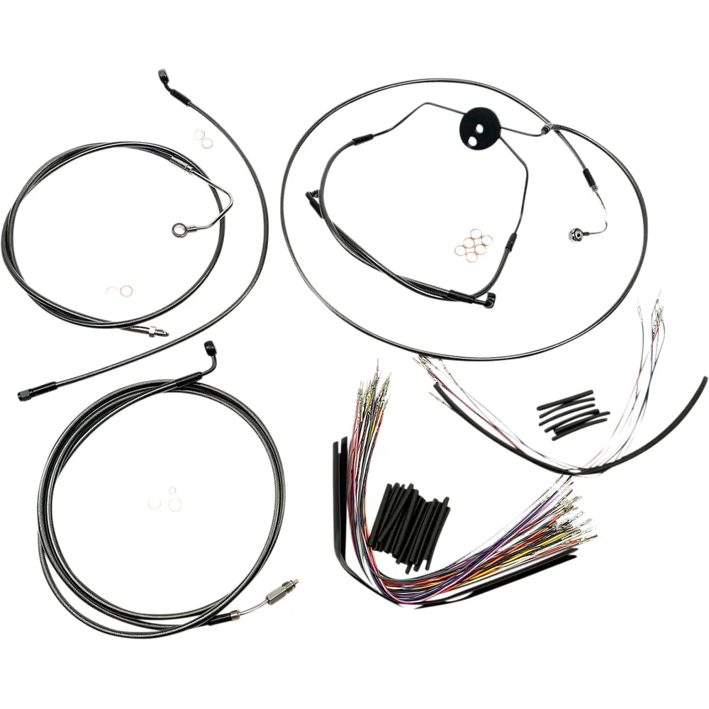 Kit de instalación de manillar de diseño Black Pearl™ - Kit de instalación de manillar de diseño Black Pearl™ - 12"-14" - CVO FLTR '09-'12
