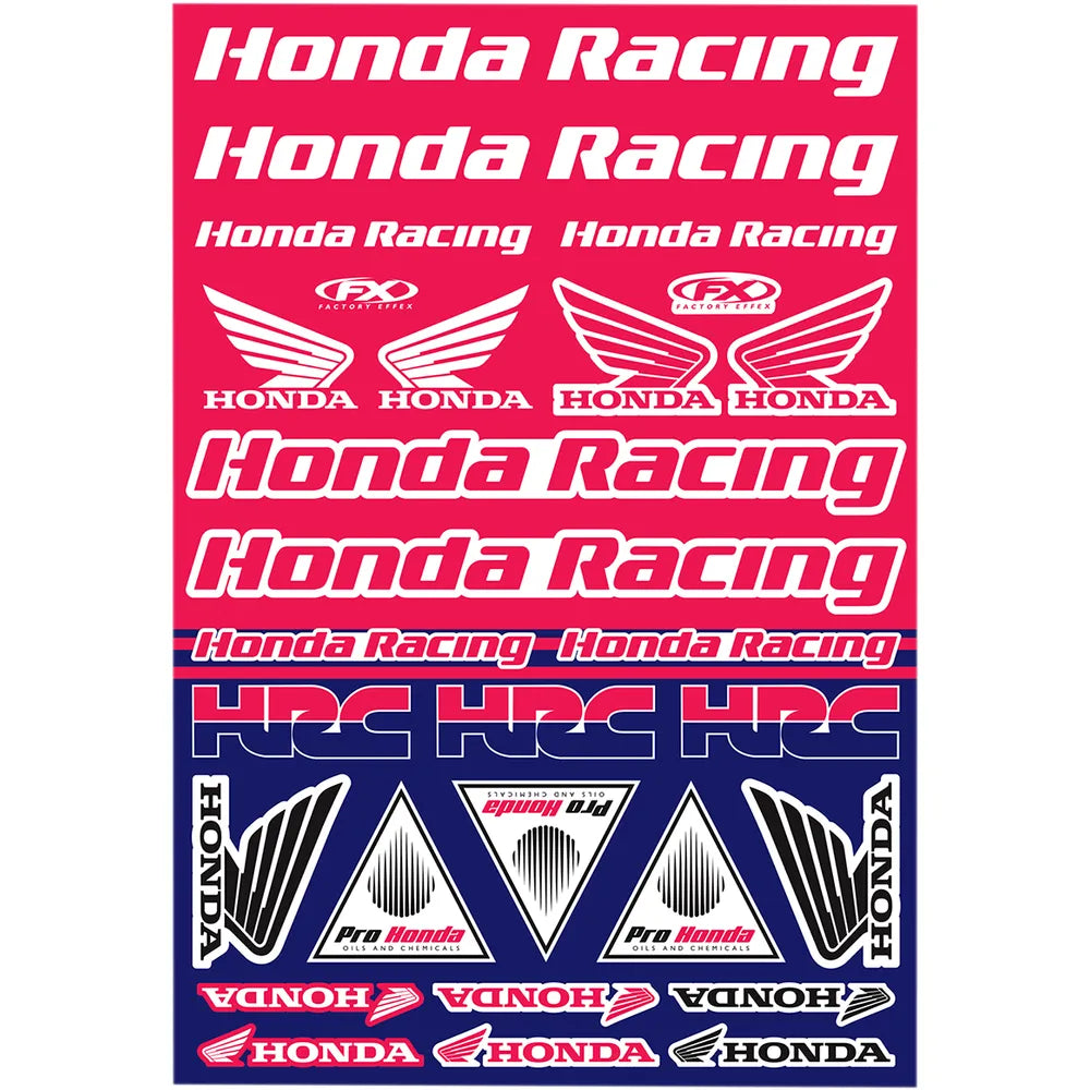 Decal Kit - Honda Racing